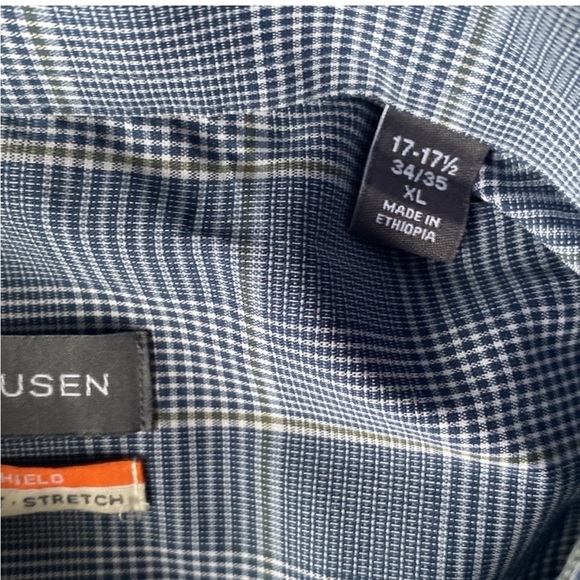 NWT Van Heusen Stain Shield Dress Shirt Size 17-17.5” 34/35 - Picture 7 of 13